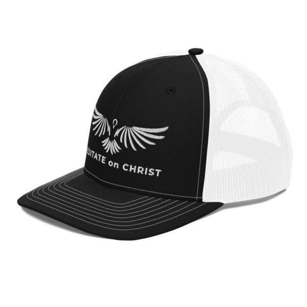 Meditate On Christ Logo - Trucker Cap - Image 11