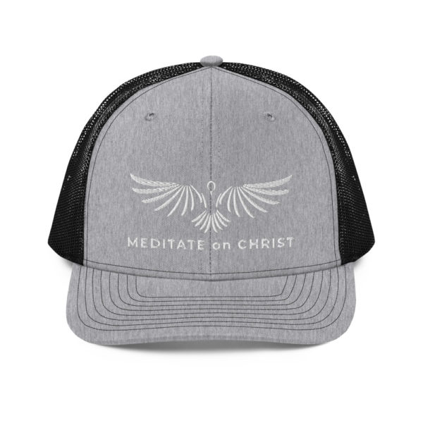 Meditate On Christ Logo - Trucker Cap - Image 25