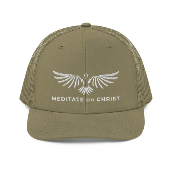 Meditate On Christ Logo - Trucker Cap - Image 19