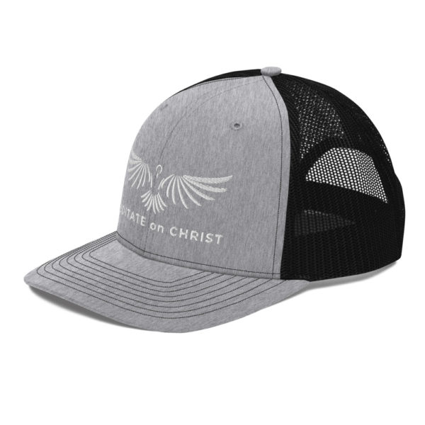 Meditate On Christ Logo - Trucker Cap - Image 29