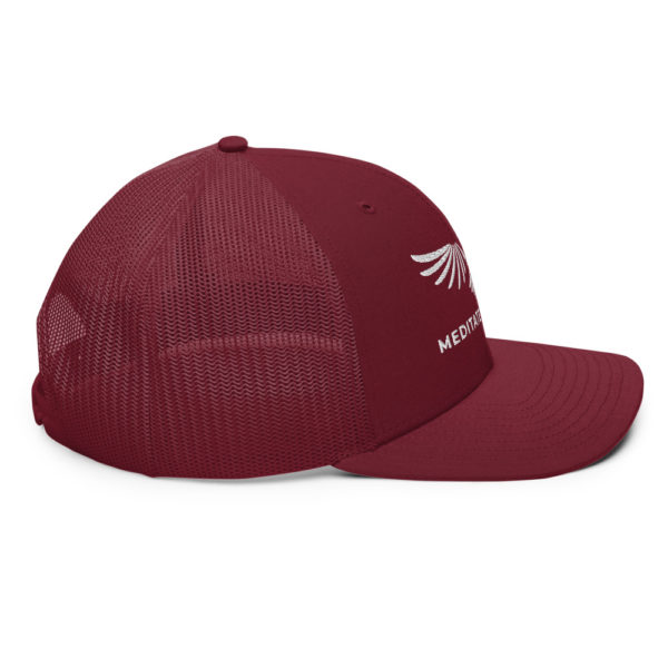 Meditate On Christ Logo - Trucker Cap - Image 16