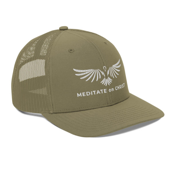 Meditate On Christ Logo - Trucker Cap - Image 24