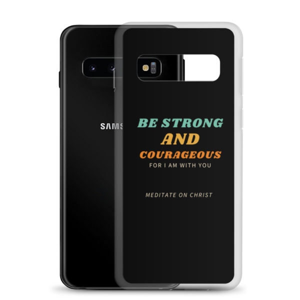 Be Strong And Courageous For I Am With You - Samsung Case - Image 2