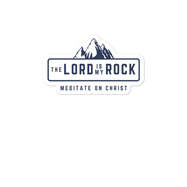 The Lord Is My Rock - Bubble-free stickers - Image 3