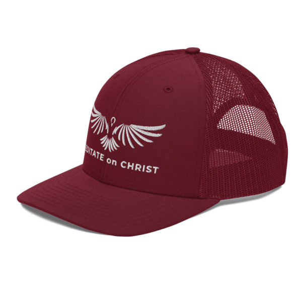 Meditate On Christ Logo - Trucker Cap - Image 17