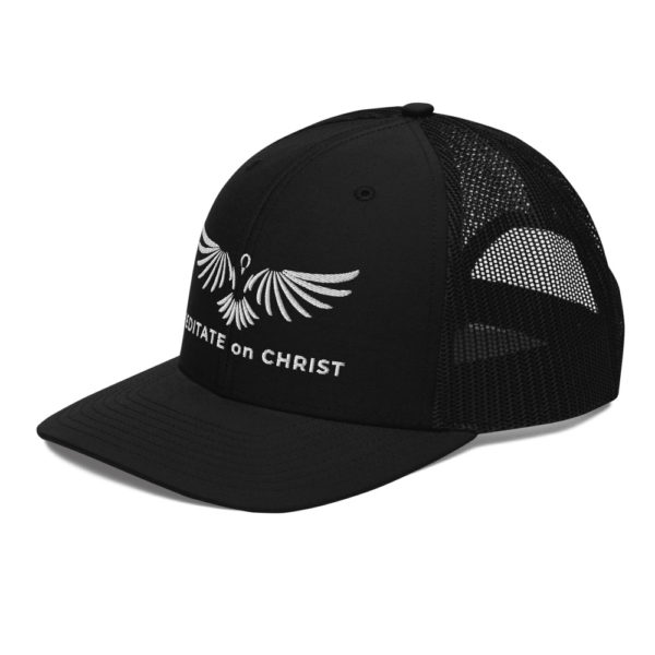 Meditate On Christ Logo - Trucker Cap - Image 6