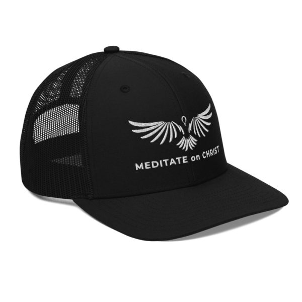 Meditate On Christ Logo - Trucker Cap - Image 7