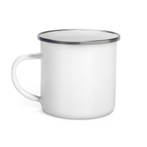 Meditate On Christ Logo - Enamel Mug - Image 3