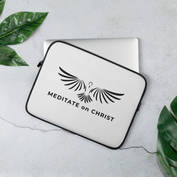 Meditate On Christ - Laptop Sleeve