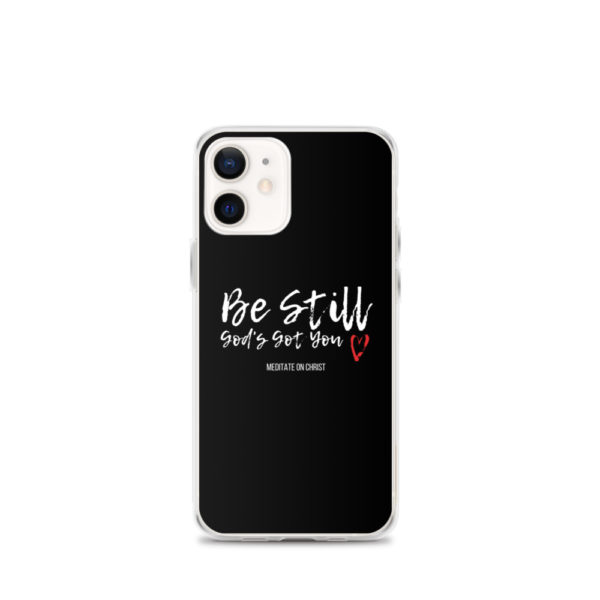 Be Still - God's Got You Red Heart - iPhone Case - Image 9