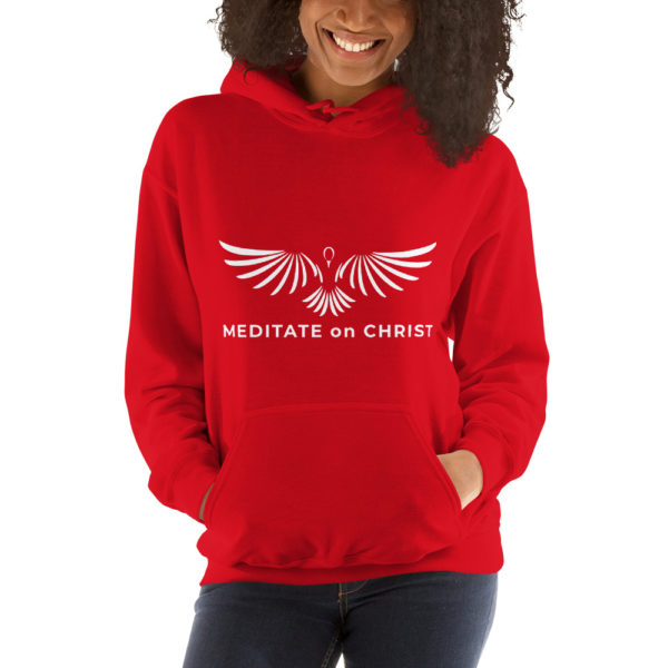 Meditate On Christ Logo - Unisex Hoodie - Image 5