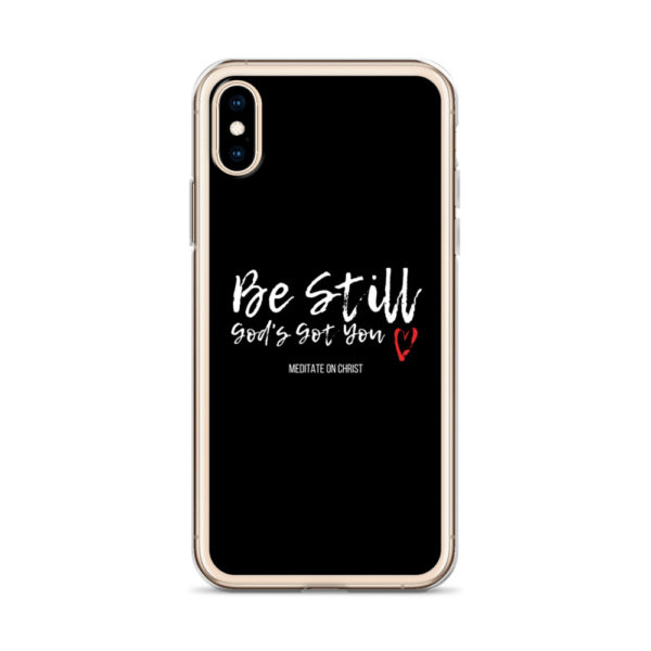 Be Still - God's Got You Red Heart - iPhone Case - Image 19