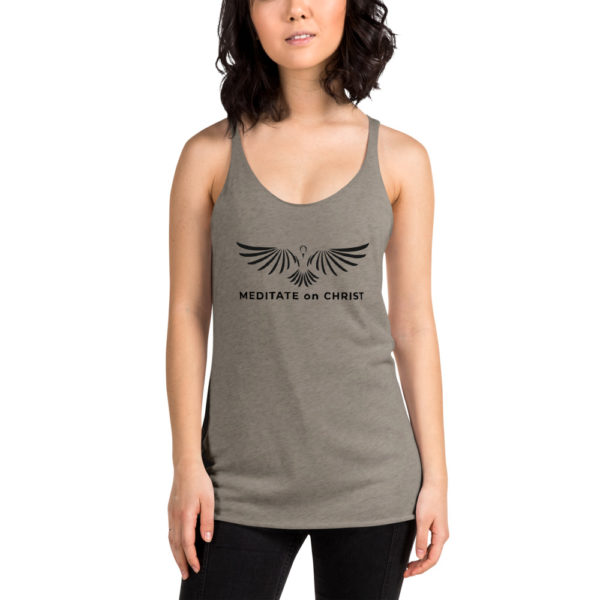 Meditate On Christ Logo - Women's Racerback Tank - Image 10