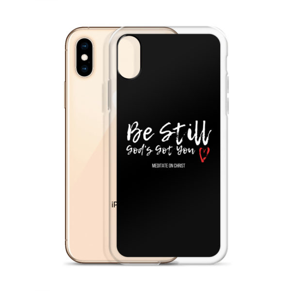 Be Still - God's Got You Red Heart - iPhone Case - Image 20