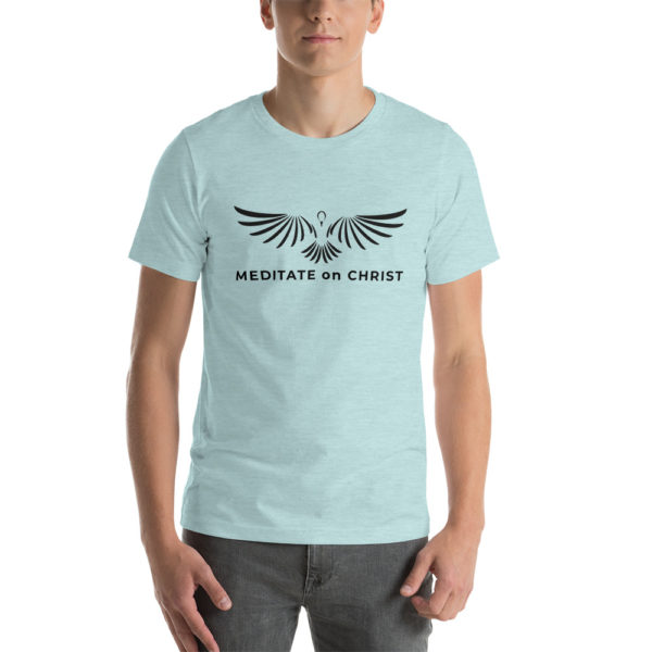 Meditate On Christ Logo - Short-Sleeve Unisex T-Shirt - Image 11