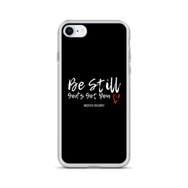 Be Still - God's Got You Red Heart - iPhone Case