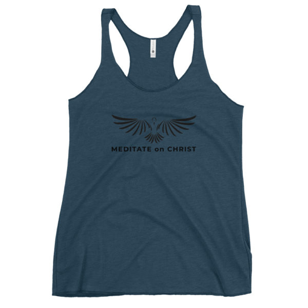 Meditate On Christ Logo - Women's Racerback Tank - Image 2