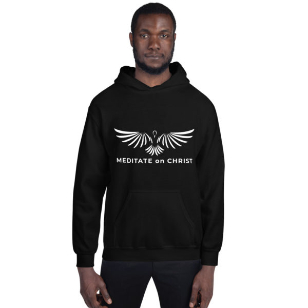 Meditate On Christ Logo - Unisex Hoodie - Image 2