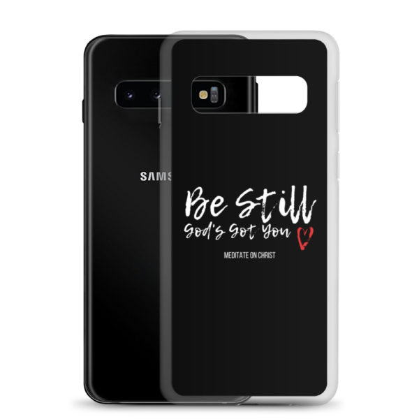 Be Still - God's Got You Red Heart - Samsung Case - Image 2