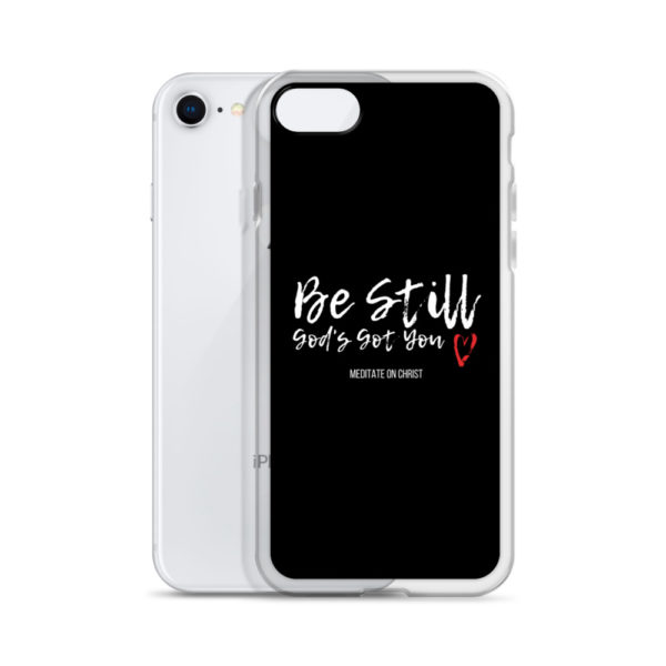 Be Still - God's Got You Red Heart - iPhone Case - Image 16