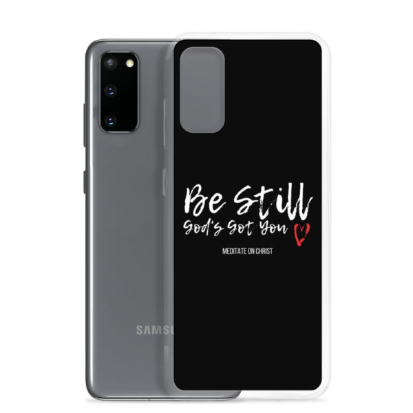 Be Still - God's Got You Red Heart - Samsung Case - Image 8