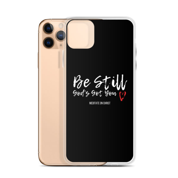 Be Still - God's Got You Red Heart - iPhone Case - Image 7