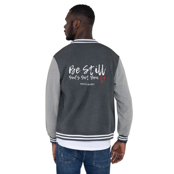 Be Still - God's Got You - Men's Letterman Jacket