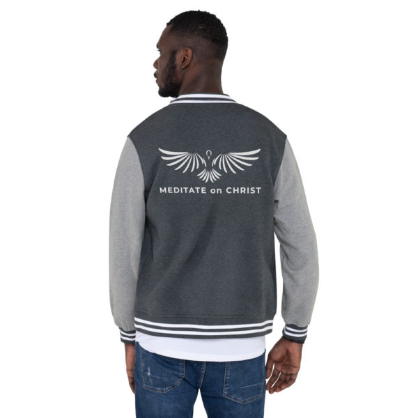 Meditate On Christ Logo - Men's Letterman Jacket