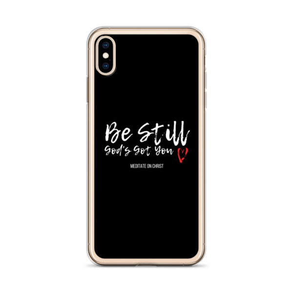 Be Still - God's Got You Red Heart - iPhone Case - Image 27