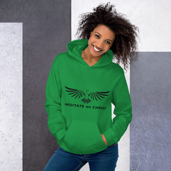 Meditate On Christ Logo - Unisex Hoodie - Image 5