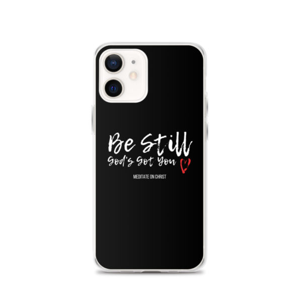 Be Still - God's Got You Red Heart - iPhone Case - Image 8