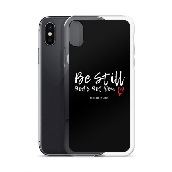 Be Still - God's Got You Red Heart - iPhone Case - Image 18