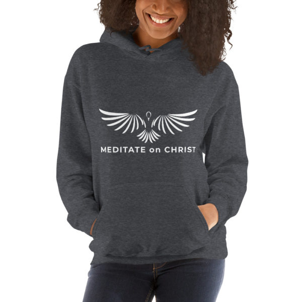 Meditate On Christ Logo - Unisex Hoodie - Image 6