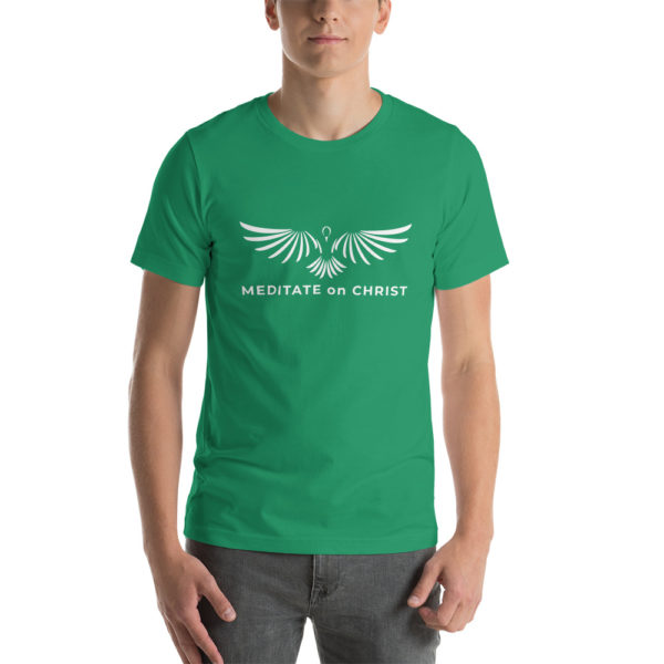 Meditate On Christ Logo - Short-Sleeve Unisex T-Shirt - Image 12