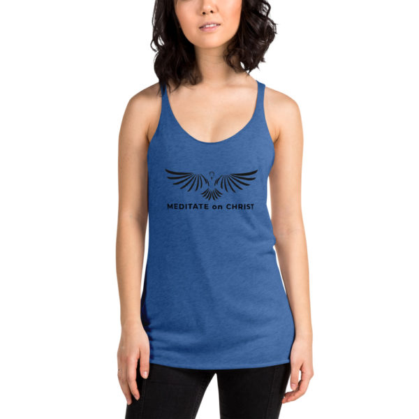 Meditate On Christ Logo - Women's Racerback Tank - Image 8