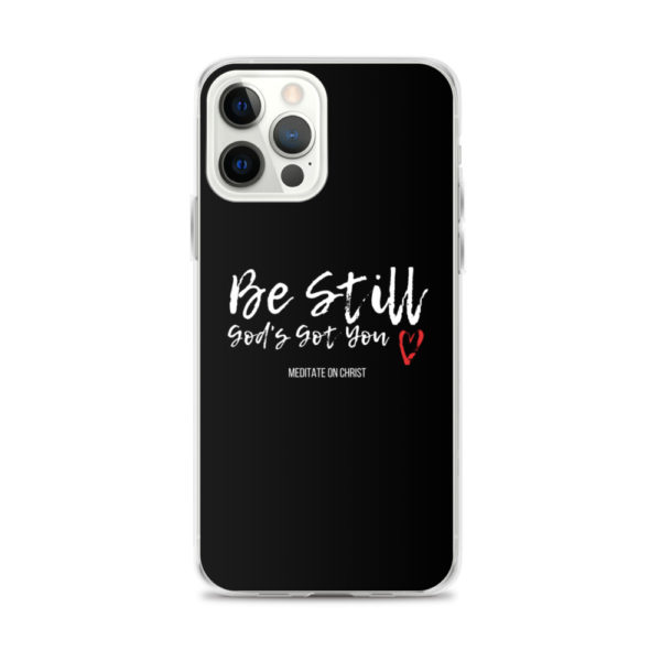 Be Still - God's Got You Red Heart - iPhone Case - Image 11