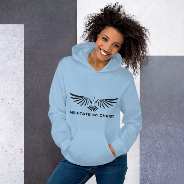 Meditate On Christ Logo - Unisex Hoodie - Image 8