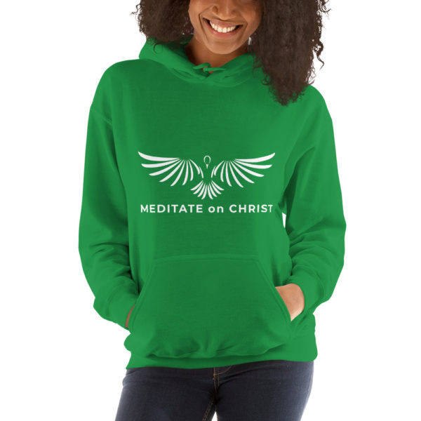 Meditate On Christ Logo - Unisex Hoodie - Image 7