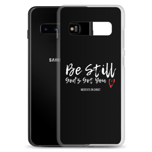 Be Still - God's Got You Red Heart - Samsung Case - Image 4