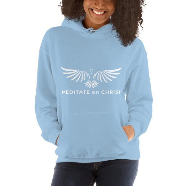 Meditate On Christ Logo - Unisex Hoodie - Image 9