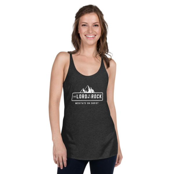 The Lord Is My Rock - Women's Racerback Tank