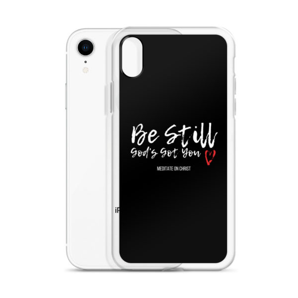 Be Still - God's Got You Red Heart - iPhone Case - Image 24