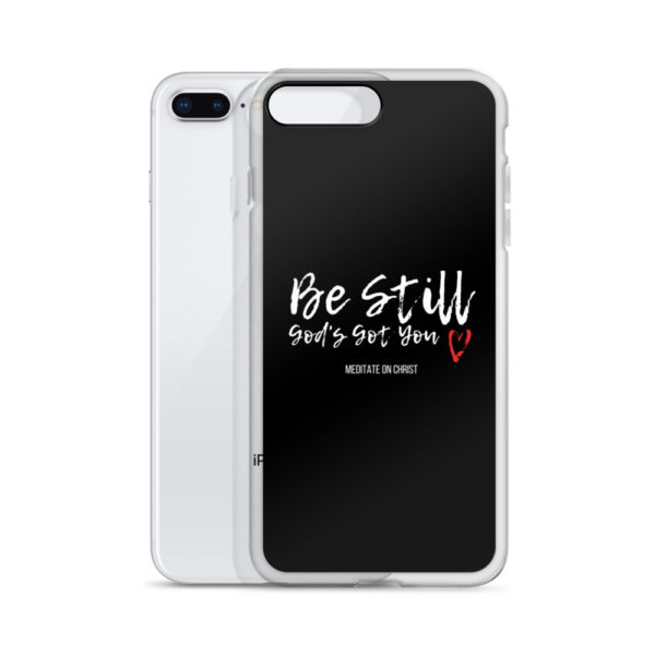 Be Still - God's Got You Red Heart - iPhone Case - Image 13