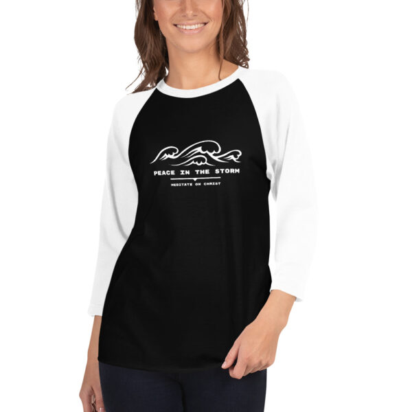 Peace In The Storm - 3/4 sleeve raglan shirt - Image 2