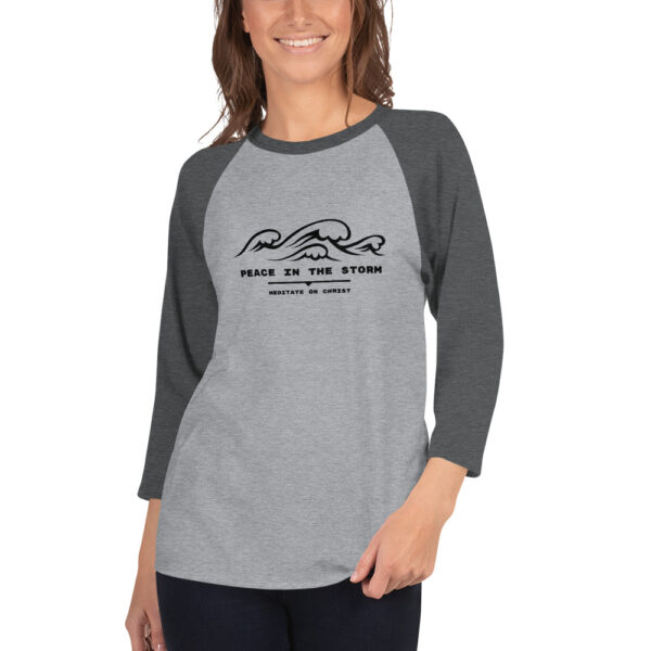 Peace In The Storm - 3/4 sleeve raglan shirt - Image 4