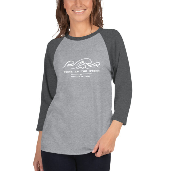 Peace In The Storm - 3/4 sleeve raglan shirt - Image 5