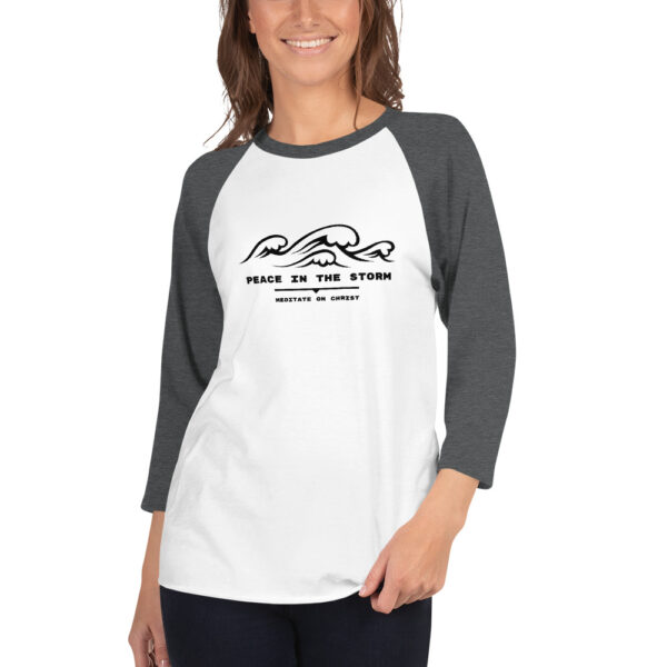 Peace In The Storm - 3/4 sleeve raglan shirt - Image 6