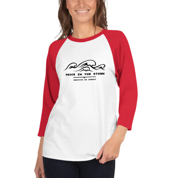 Peace In The Storm - 3/4 sleeve raglan shirt - Image 5