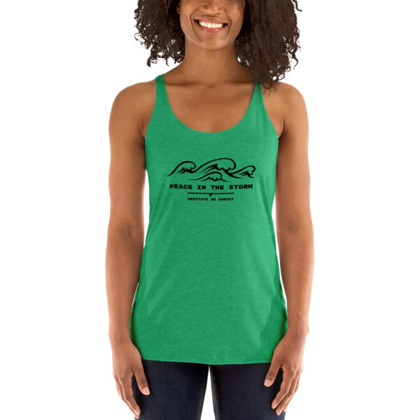 Peace In The Storm - Women's Racerback Tank - Image 7