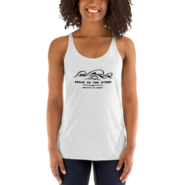 Peace In The Storm - Women's Racerback Tank - Image 8